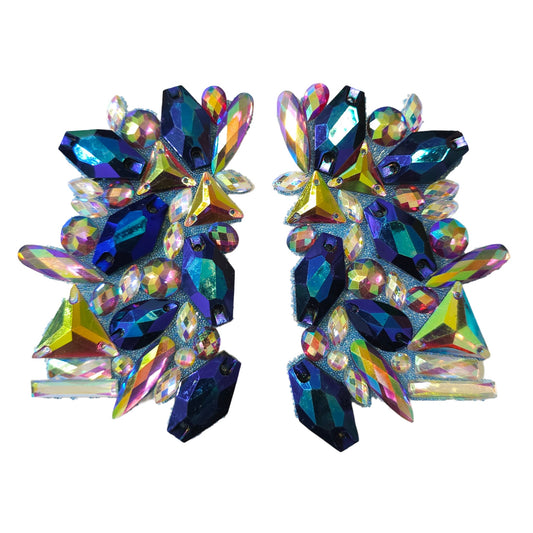 Blue Pair Motif - IOM115